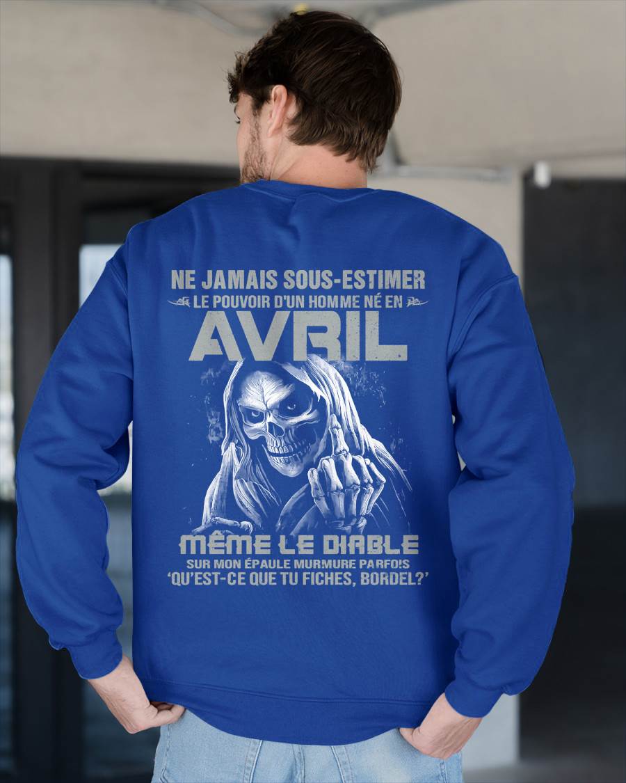 LE POUVOIR D’UN HOMME NÉ EN – T-SHIRT POUR HOMME – DOAN04 (SKU08-61-04)