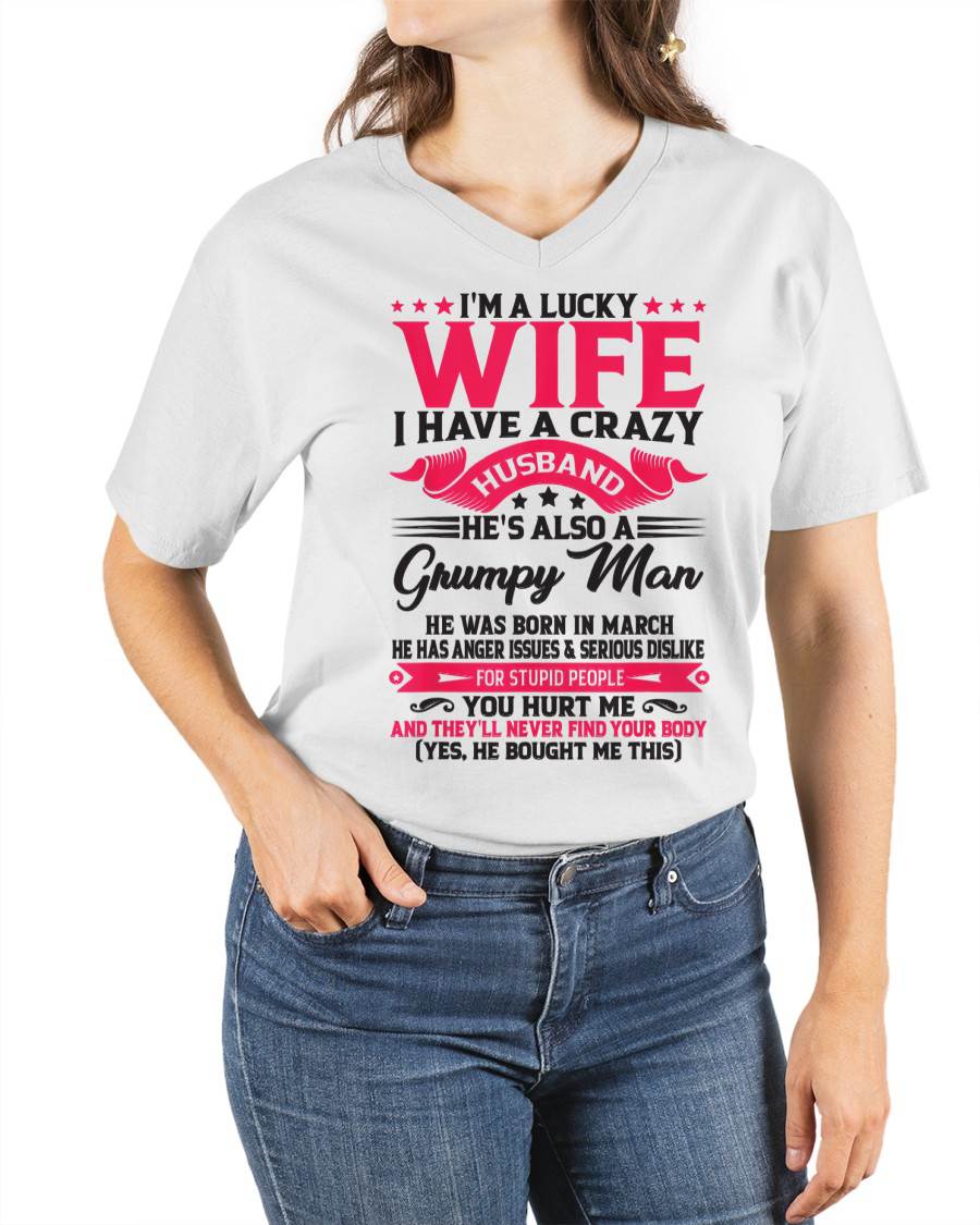 MARCH - TO MY WIFE - I'M A LUCKY WIFE - GIFT FROM HUSBAND - EBIL03 (SKU10-136-03)