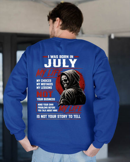 JULY - MY LIFE - T SHIRT FOR MAN - DONN07 (SKU2607-329-07)