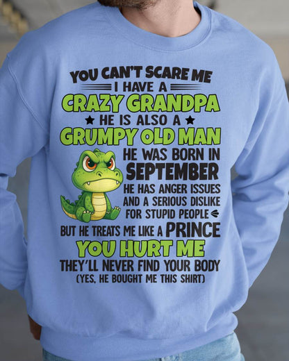 YOU CAN’T SCARE ME - GIFT FOR GRANDSON AND GRANDDAUGHTER FROM GRANDPA - DONN09 (SKU09-121-09)