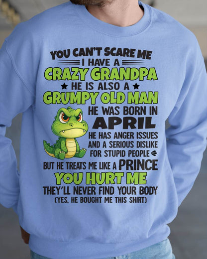 YOU CAN’T SCARE ME - GIFT FOR GRANDSON AND GRANDDAUGHTER FROM GRANDPA - DOAN04 (SKU09-121-04)