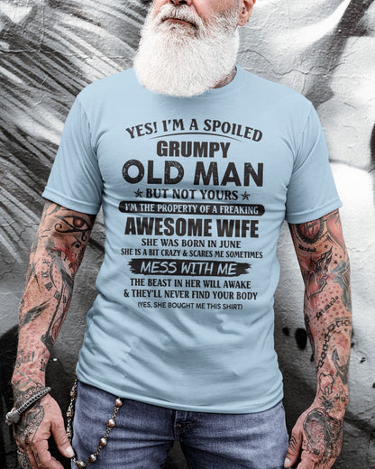 Awesome wife June - Perfect gift for your husband from wife  - EBIL06 (SKU96-68-06)