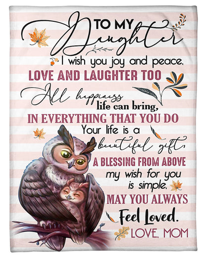 Special gift for daughter Blanket From Mom