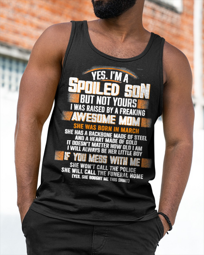 MARCH - Raised By A Freaking Awesome Mom - FROM MOM TO SON - EBIL03 (SKU26T-01-45-03)