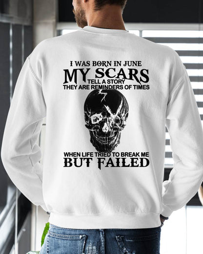June - My Scars Tell A Story – T Shirt For Man – DONN06 (SKU2604-34-06)