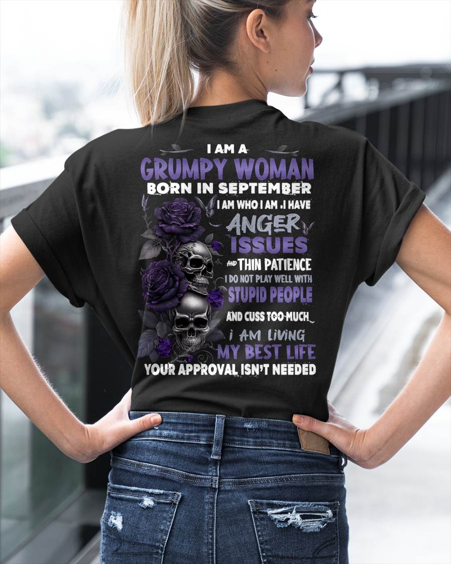 I Am A Grumpy Woman – T-Shirt For Woman – DONN09 (SKU10-08-09)