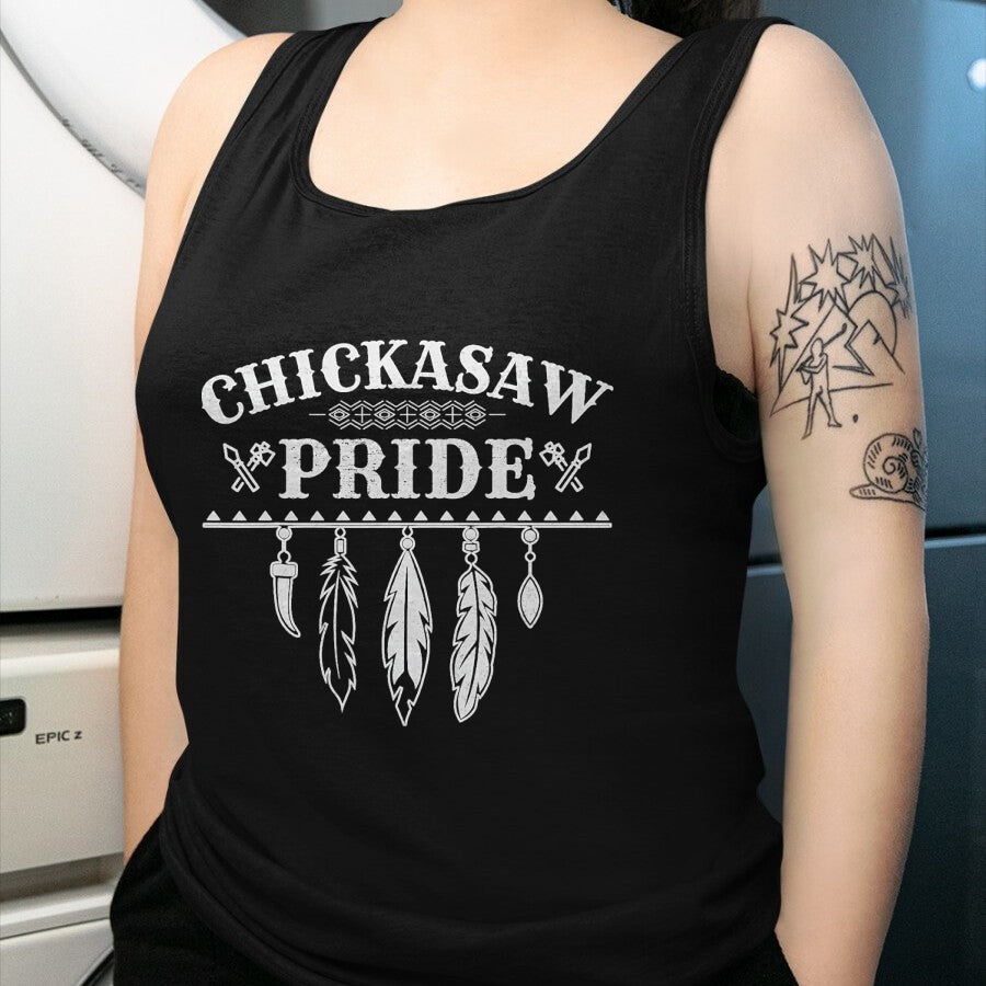 Native American T-Shirts, Vintage Native American Unisex T-Shirt/Hoodie/Sweatshirt HLT00 - Native American Pride Design for a Proud Chickasaw T-Shirt