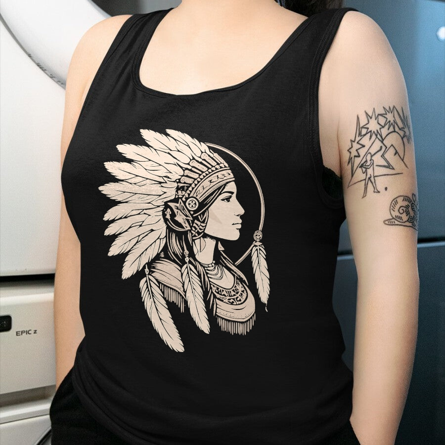 Native American T-Shirts, Vintage Native American Unisex T-Shirt/Hoodie/Sweatshirt HLT00 - Native American Woman Indian Day Pride Indigenous Cherokee T-Shirt