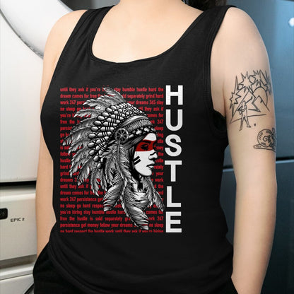Native American T-Shirts, Vintage Native American Unisex T-Shirt/Hoodie/Sweatshirt HLT00 - Native American Hustle Hard Shirt Urban Gang Ster Clothing T-Shirt