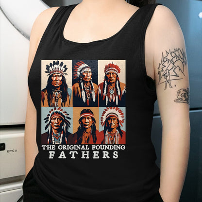 Native American T-Shirts, Vintage Native American Unisex T-Shirt/Hoodie/Sweatshirt HLT00 - The Original Founding Fathers Native American T-Shirt (1)