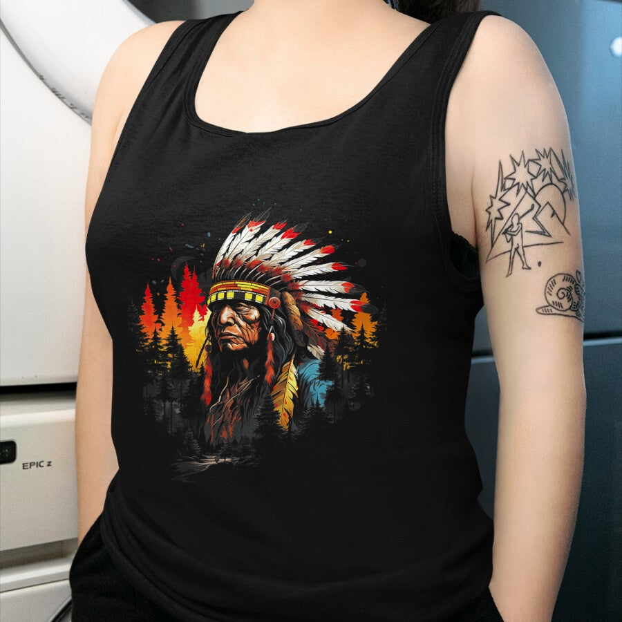Native American T-Shirts, Vintage Native American Unisex T-Shirt/Hoodie/Sweatshirt HLT00 - Native American Chief Tribes Culture Sacred Sioux T-Shirt (2)