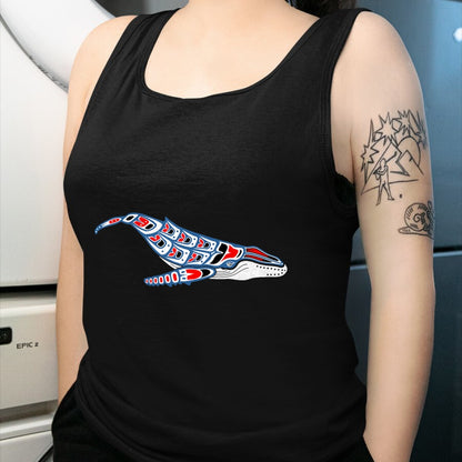 Native American T-Shirts, Vintage Native American Unisex T-Shirt/Hoodie/Sweatshirt HLT00 - Native American Art Humpback Whale Pacific Northwest T-Shirt