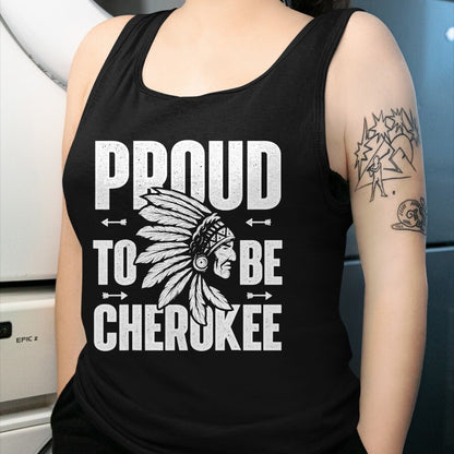 Native American T-Shirts, Vintage Native American Unisex T-Shirt/Hoodie/Sweatshirt HLT00 - Proud To Be Cherokee Native American Indian T-shirt T-Shirt