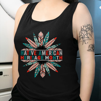 Native American T-Shirts, Vintage Native American Unisex T-Shirt/Hoodie/Sweatshirt HLT00 - Native American Heritage Month T-Shirt (1)
