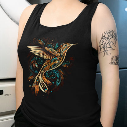 Native American T-Shirts, Vintage Native American Unisex T-Shirt/Hoodie/Sweatshirt HLT00 - Hummingbird Native American Indian Northwest Tribal Graphic T-Shirt