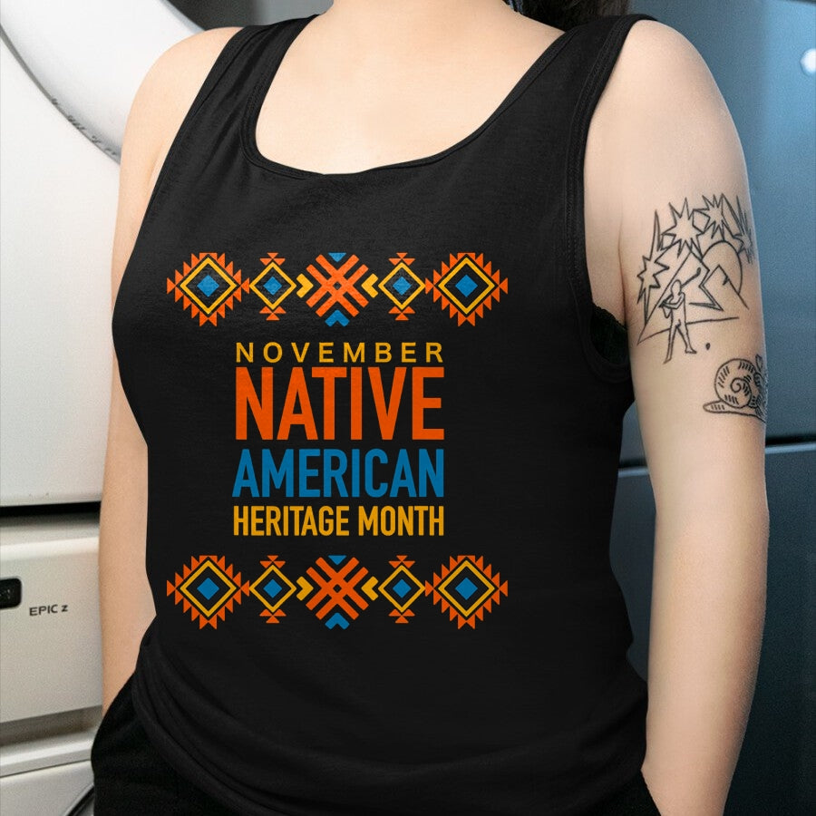 Native American T-Shirts, Vintage Native American Unisex T-Shirt/Hoodie/Sweatshirt HLT00 - Native American Heritage Month 2021 T-Shirt