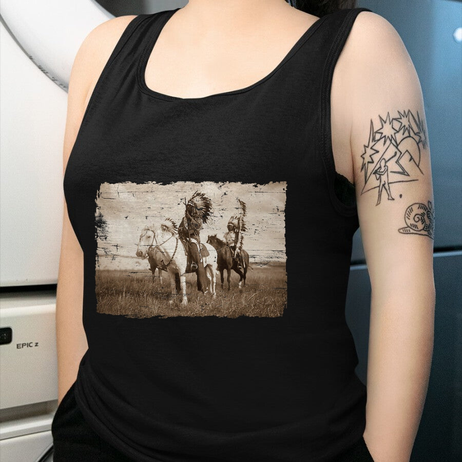 Native American T-Shirts, Vintage Native American Unisex T-Shirt/Hoodie/Sweatshirt HLT00 - Native American Chief Head Indians Warbonnets Headdress T-Shirt (1)