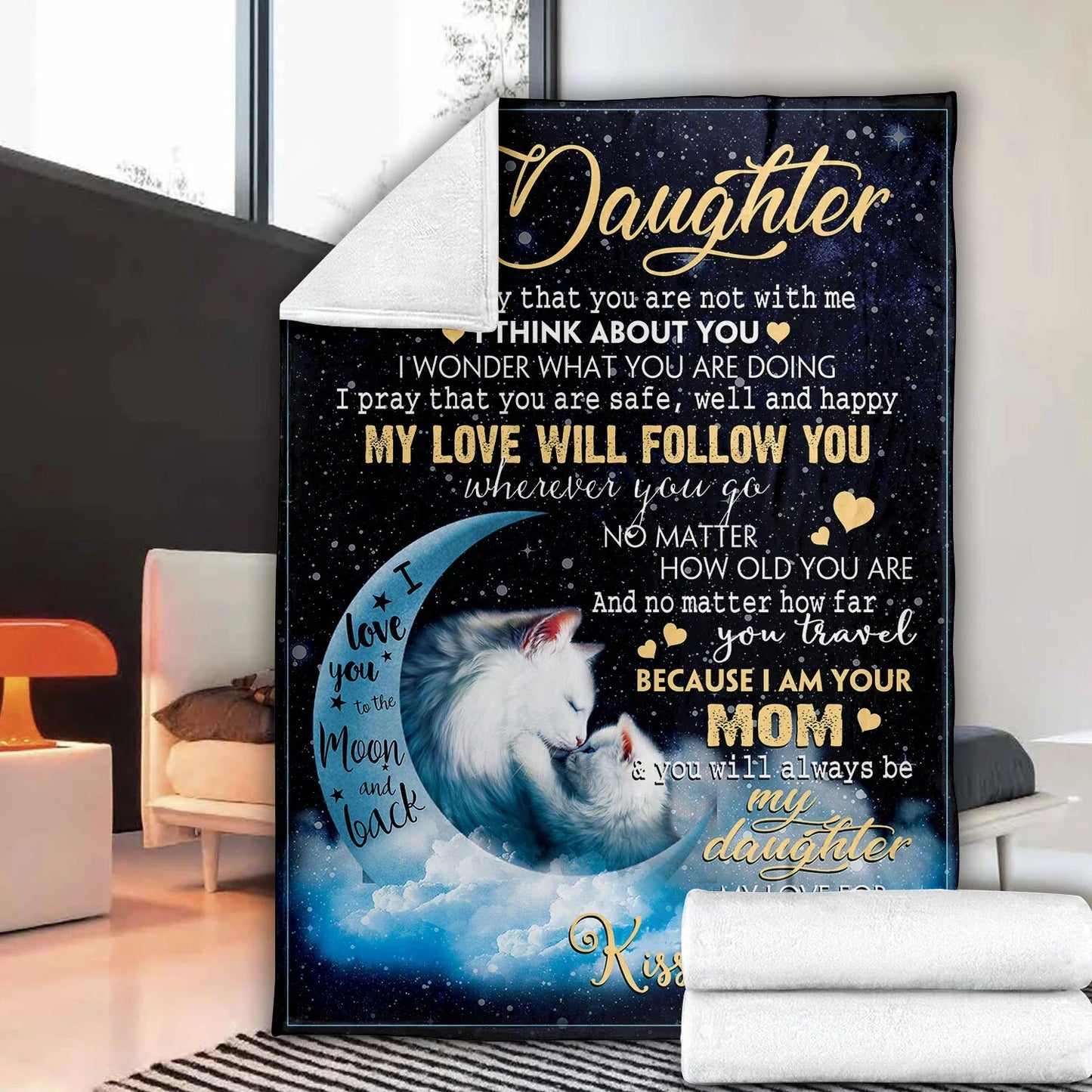 Special Gift For Your Daughter Blanket - From Mom (SKUB09-66)