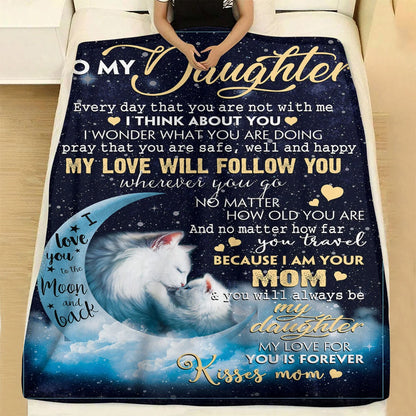 Special Gift For Your Daughter Blanket - From Mom (SKUB09-66)
