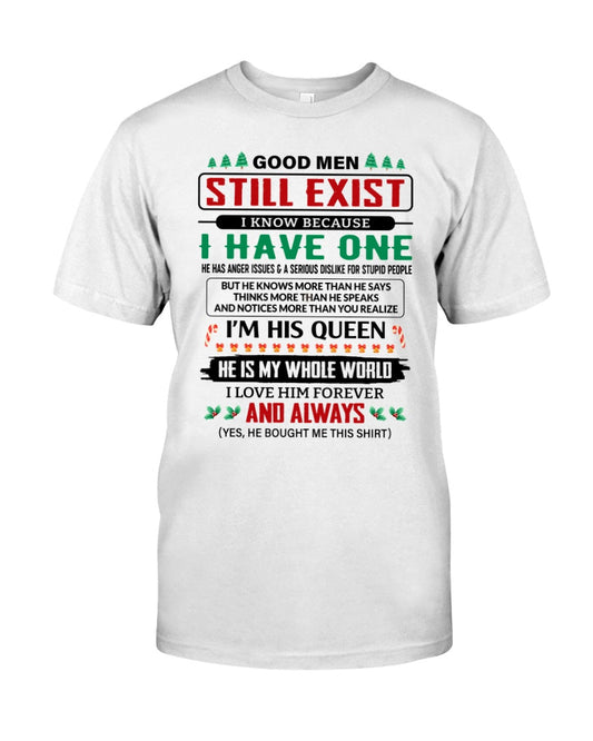 Good Men Still Exist - Perfect Christmas Gift For Your Wife From Husband - EBIL00