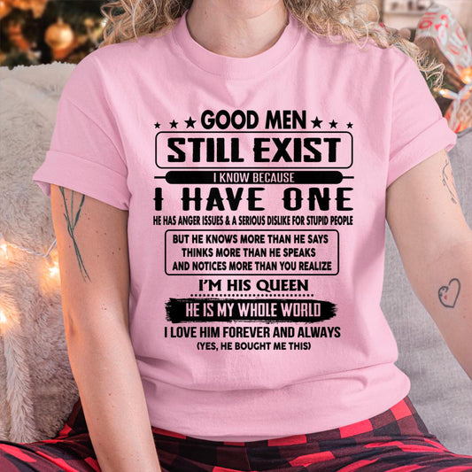 Good men Still Exist - gift for your girlfriend, wife from Husband - DONN00 (SKU-GM-00)