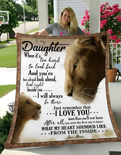 Special Gift For Your Daughter Blanket - From Mom (SKUB12-124)