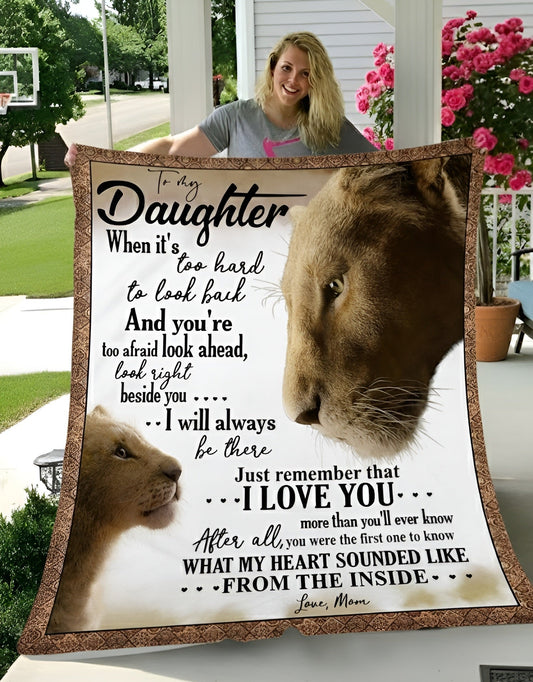Special Gift For Your Daughter Blanket - From Mom (SKUB12-124)