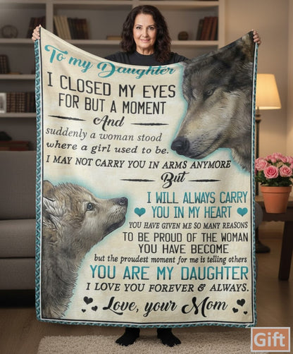 Special Gift For Your Daughter Blanket - From Mom