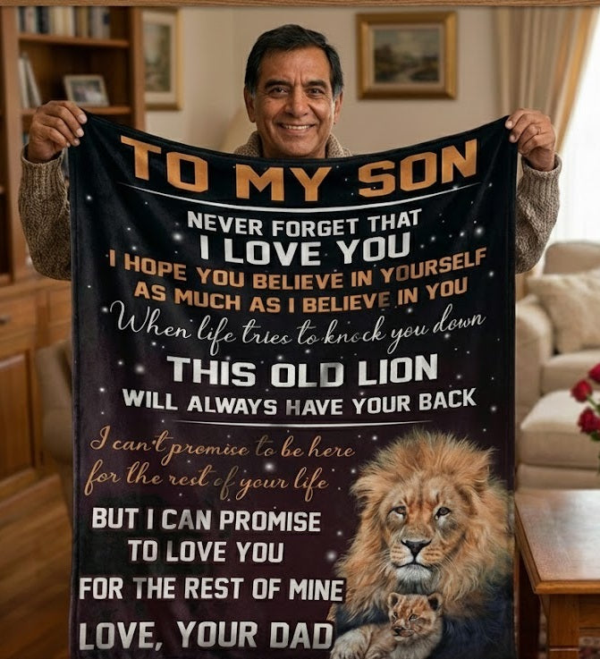 Special Gift For Your Son Blanket - From Dad
