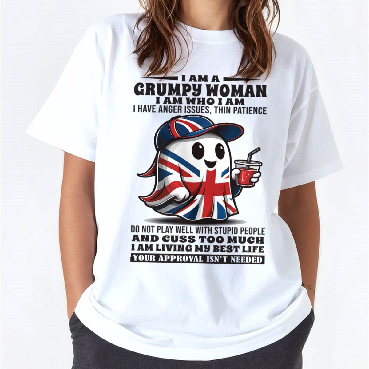 I Am A Grumpy Woman - T Shirt For Woman - DONN (SKU09-82)