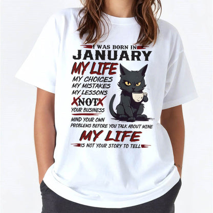 MY LIFE – T Shirt For Woman – DONN01 (SKU09-92-01)