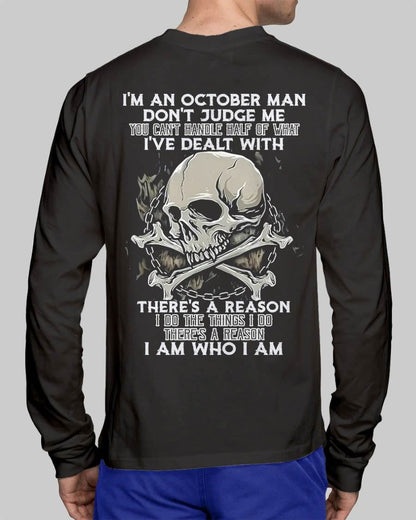 OCTOBER – DON’T JUDGE ME – T-SHIRT FOR MAN – DOAN10 (SKU26T-01-04-10)