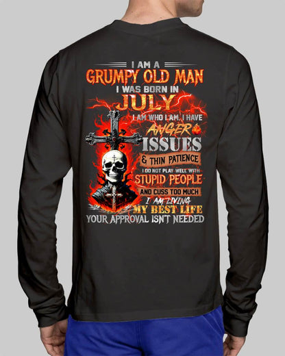 I Am A Grumpy Old Man – T-Shirt For Man – DOAN07 (SKU12-319-07)