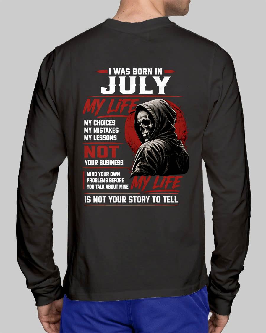 JULY - MY LIFE - T SHIRT FOR MAN - DONN07 (SKU2607-329-07)