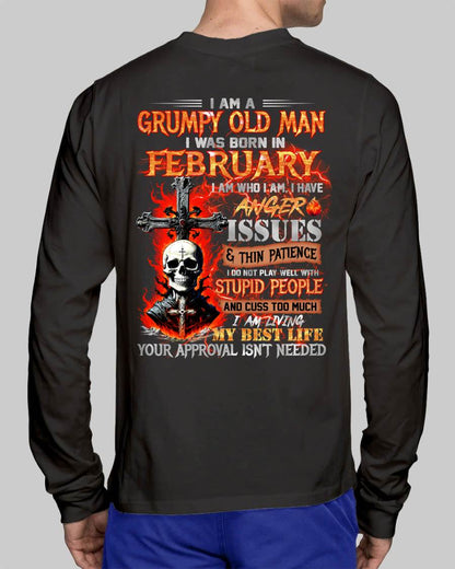 I Am A Grumpy Old Man – T-Shirt For Man – DOAN02 (SKU12-319-02)