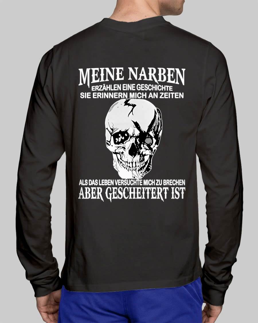 MEINE NARBEN ERZÄHLEN EINE GESCHICHTE - T-SHIRT FÜR HERREN - DONN01 (SKU2605-421-00)