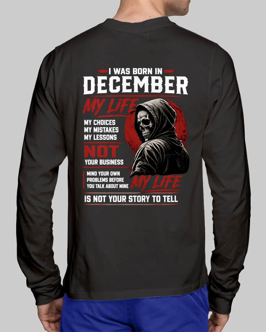 DECEMBER - MY LIFE - T SHIRT FOR MAN - DONN12 (SKU2607-329-12)