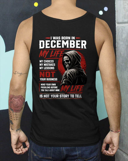 DECEMBER - MY LIFE - T SHIRT FOR MAN - DONN12 (SKU2607-329-12)