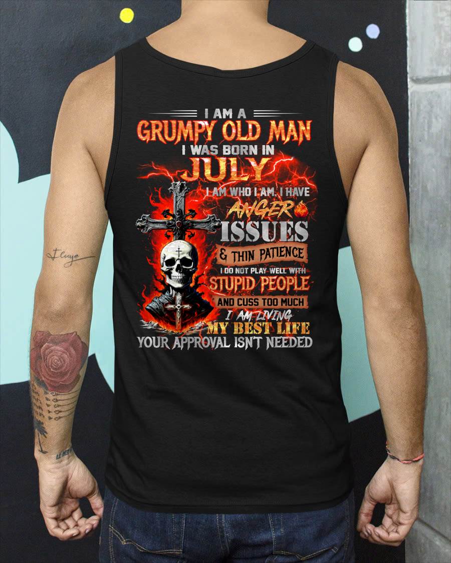 I Am A Grumpy Old Man – T-Shirt For Man – DONN07 (SKU12-319-07)