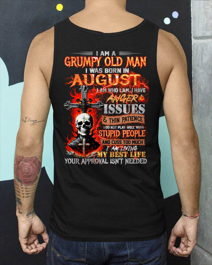 I AM A GRUMPY OLD MAN – T-SHIRT FOR MAN – DOAN08 (SKU12-319-08)