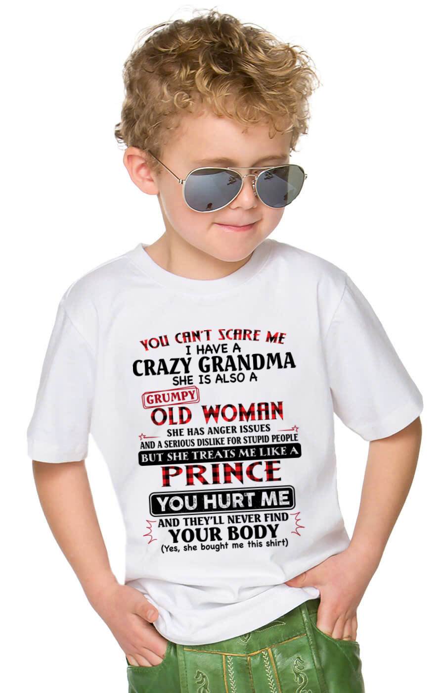 You Can’t Scare Me I Have A Freaking Crazy Grandma – Gift For Grandson From Grandma – DONN00 (SKU2603-35-00)