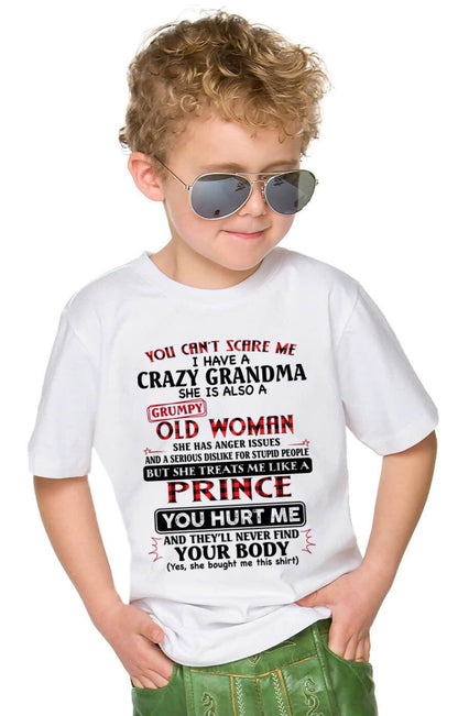 You Can’t Scare Me I Have A Freaking Crazy Grandma – Gift For Grandson From Grandma – DONN00 (SKU2603-35-00)