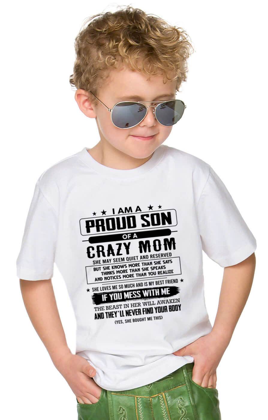 I Am A Proud Son Of A Crazy Mom – Gift For Son From Mom – DONN00 (SKU2603-204-00)