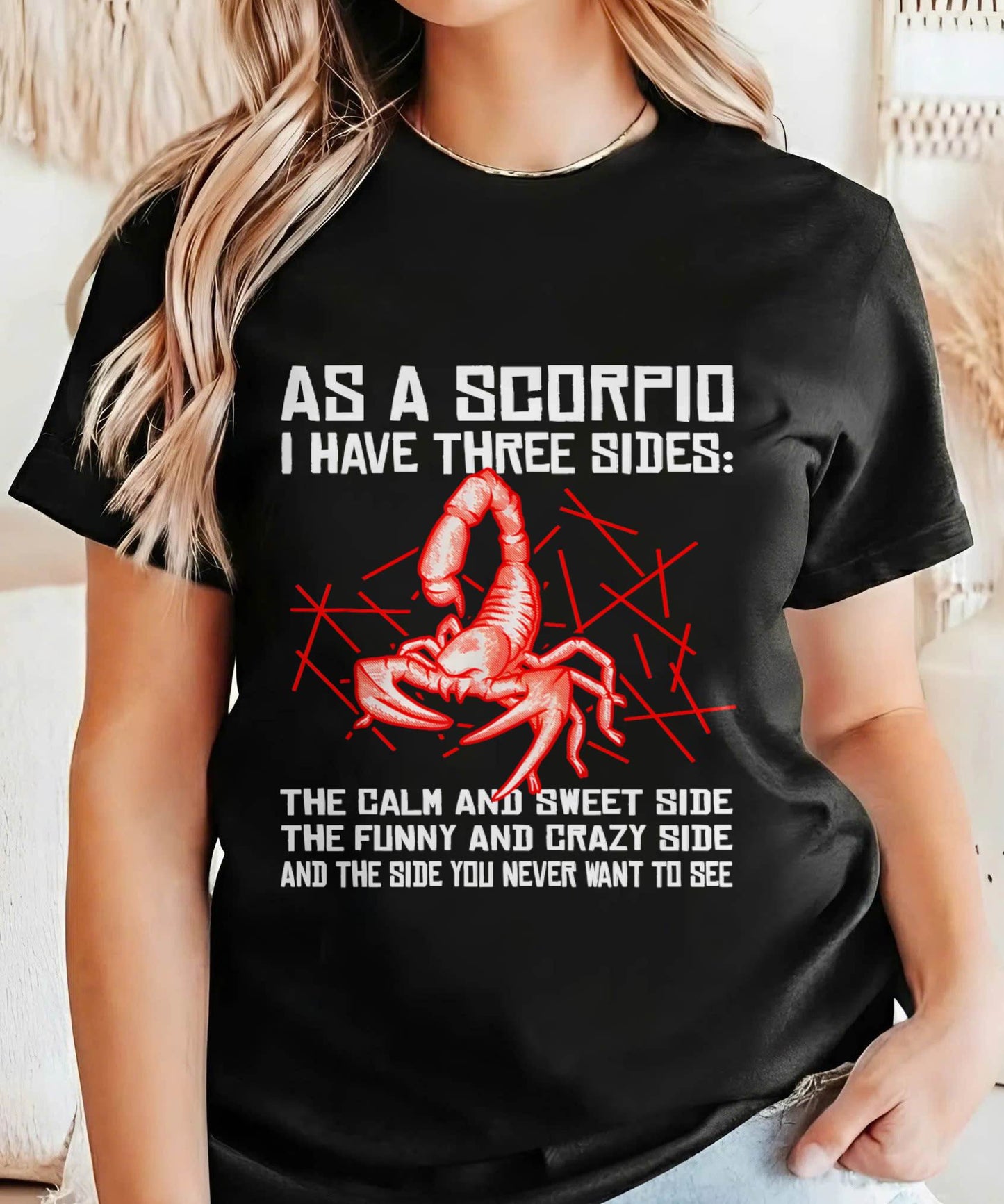 As A Scorpio - T-Shirt For Woman - DONN (SKU2602-204)